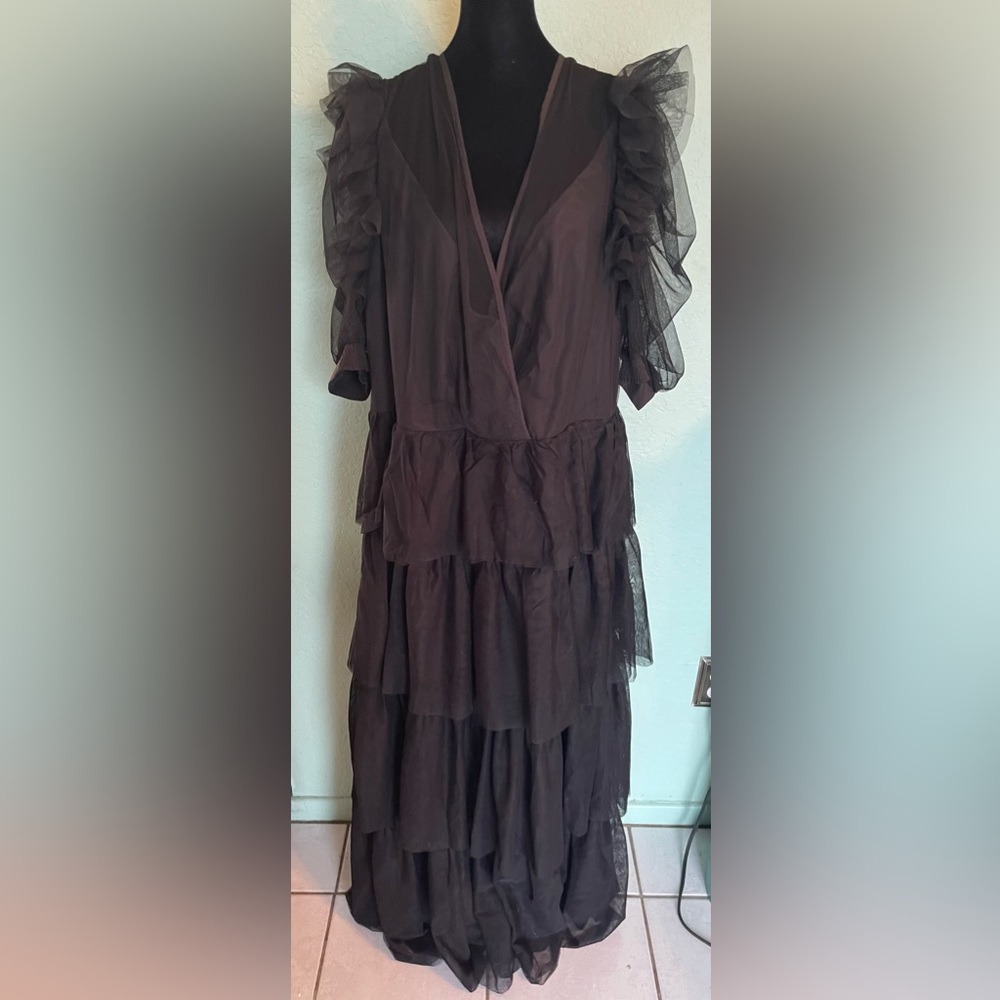 eShakti Black Gown